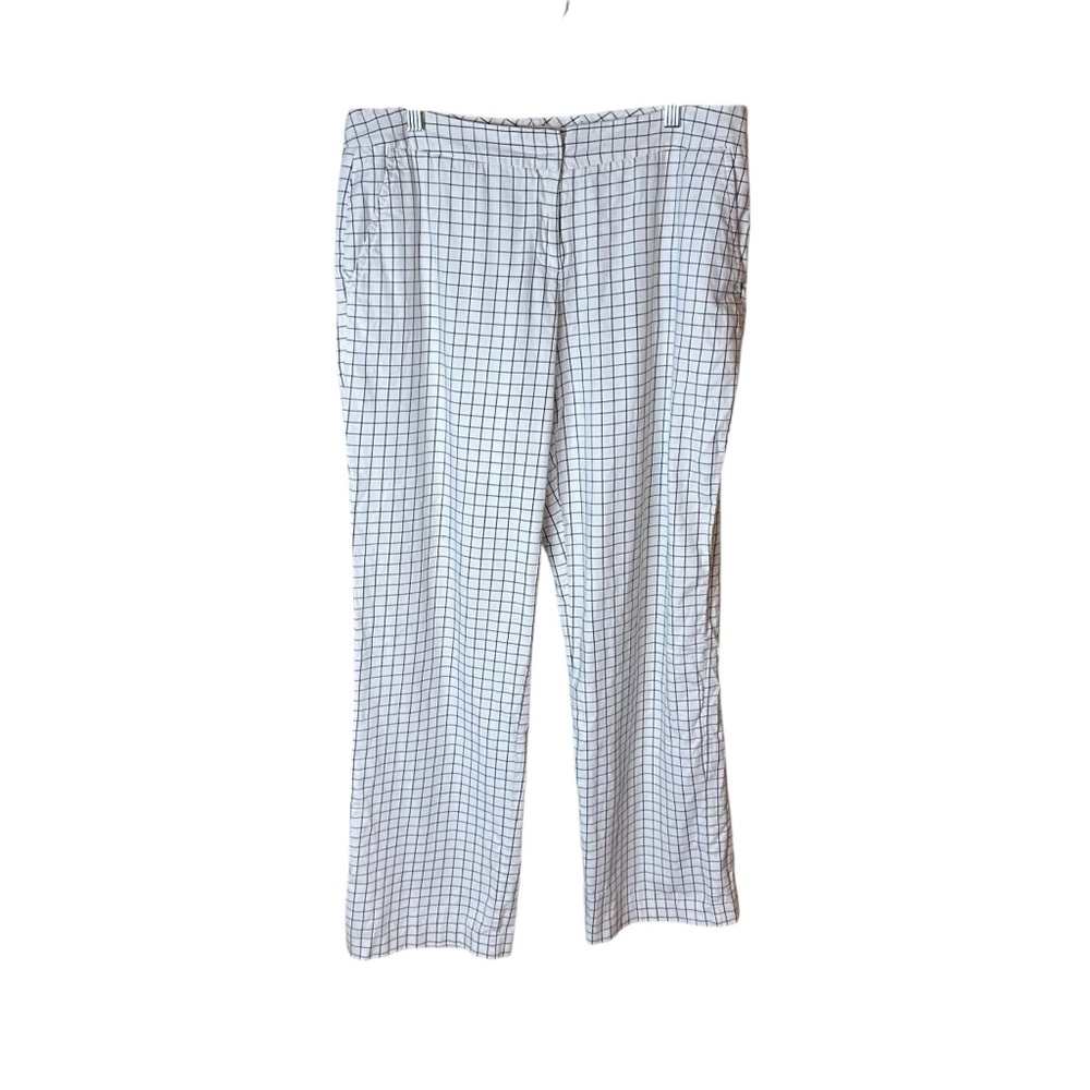 Izod XFG Stretch Black and White Plaid Golf Pants‎ Women’s Size 10